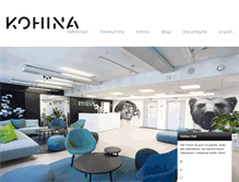 Tablet Screenshot of kohina.eu